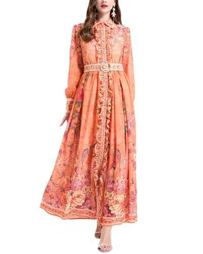 Kaimilan Maxi Dress In Orange