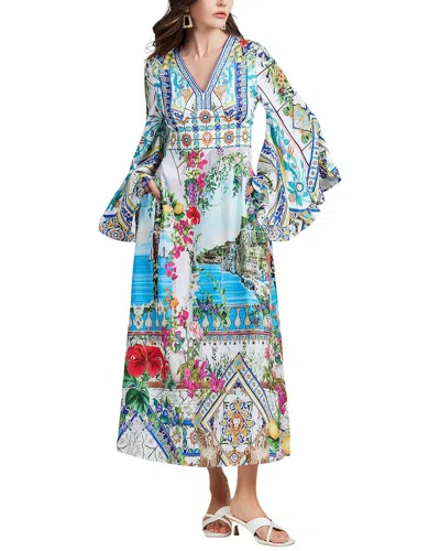 Kaimilan Maxi Dress In Blue
