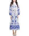 Kaimilan Maxi Dress In Blue