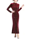 Kaimilan Maxi Dress In Burgundy
