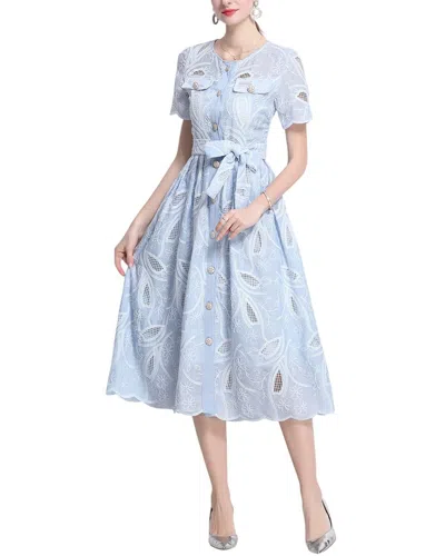 Kaimilan Midi Dress In Blue