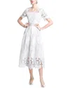 Kaimilan Midi Dress In White