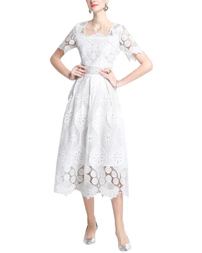 Kaimilan Midi Dress In White