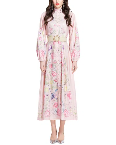 Kaimilan Midi Dress In Pink