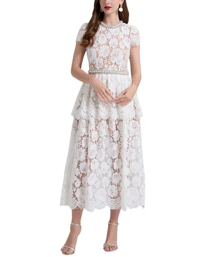 Kaimilan Midi Dress In White