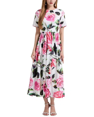 Kaimilan Midi Dress In White