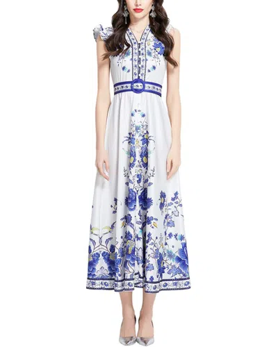 Kaimilan Midi Dress In White