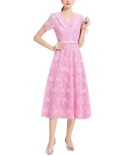 Kaimilan Midi Dress In Pink