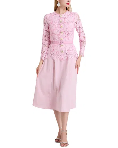 Kaimilan Midi Dress In Pink
