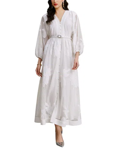Kaimilan Midi Dress In White