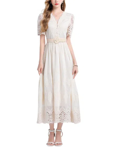 Kaimilan Midi Dress In White