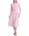 Kaimilan Midi Dress In Pink
