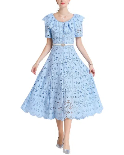 Kaimilan Midi Dress In Blue