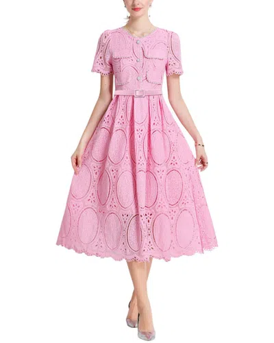 Kaimilan Midi Dress In Pink