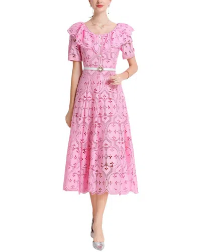 Kaimilan Midi Dress In Pink