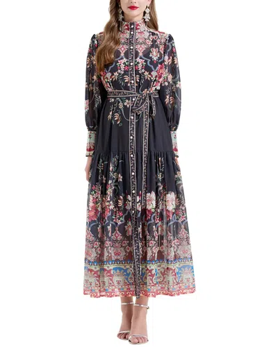 Kaimilan Midi Dress In Blue