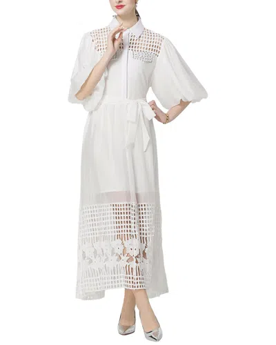 Kaimilan Midi Dress In White