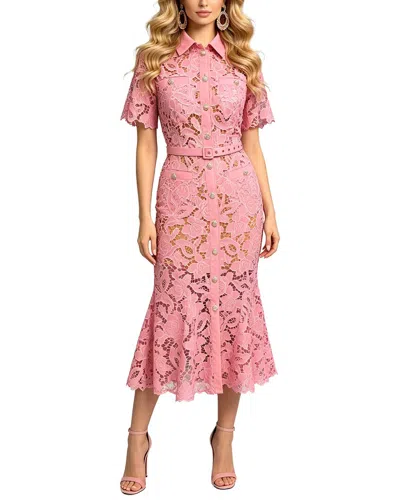 Kaimilan Midi Dress In Pink