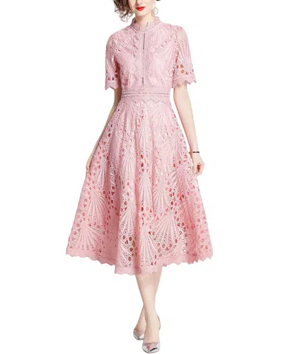 Kaimilan Midi Dress In Pink