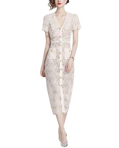 Kaimilan Midi Dress In Beige