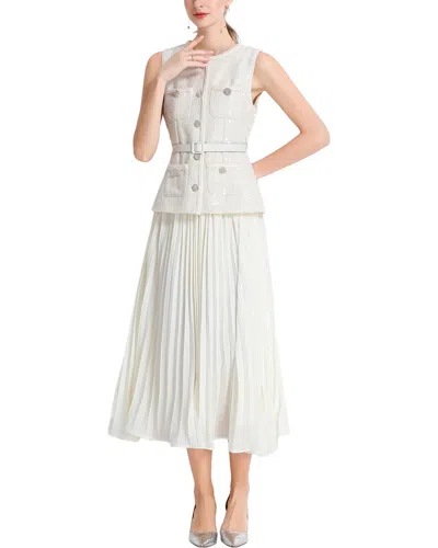 Kaimilan Midi Dress In White