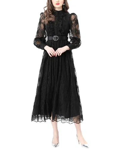Kaimilan Midi Dress In Black