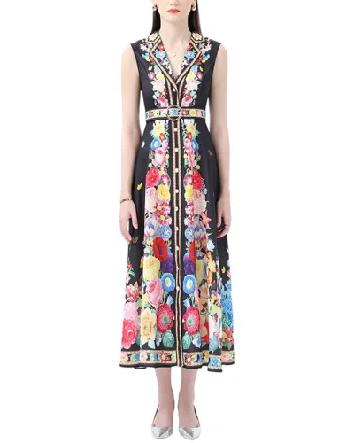 Kaimilan Midi Dress In Black