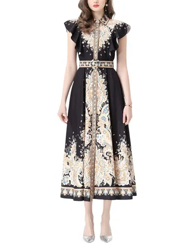 Kaimilan Midi Dress In Black