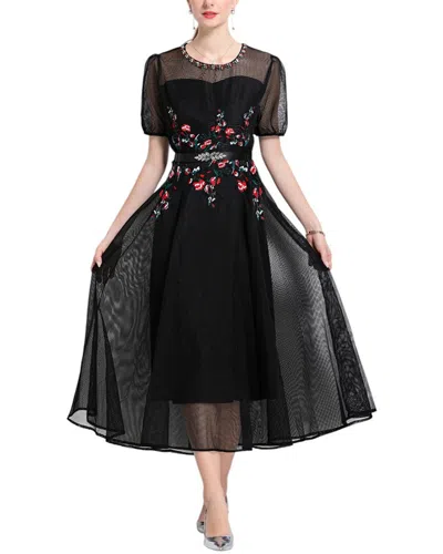 Kaimilan Midi Dress In Black