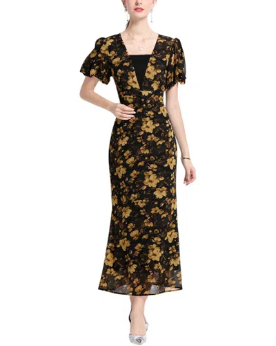 Kaimilan Midi Dress In Yellow