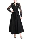 Kaimilan Midi Dress In Black