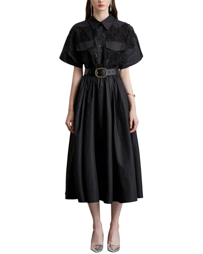 Kaimilan Midi Dress In Black