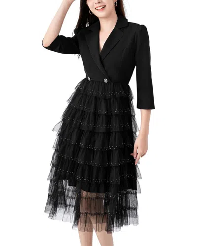 Kaimilan Midi Dress In Black