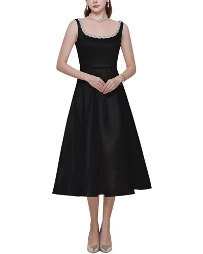 Kaimilan Midi Dress In Black