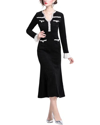 Kaimilan Midi Dress In Black