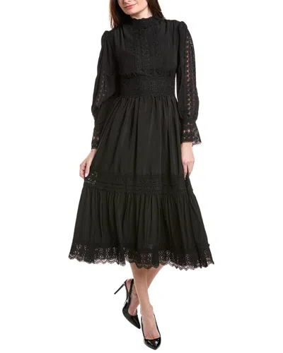 Kaimilan Midi Dress In Black