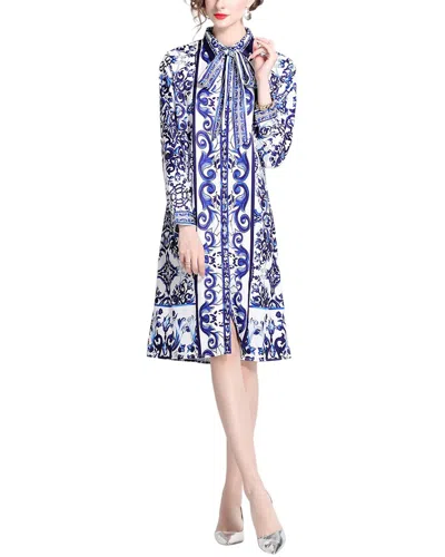 Kaimilan Midi Dress In Blue