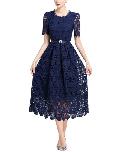 Kaimilan Midi Dress In Blue