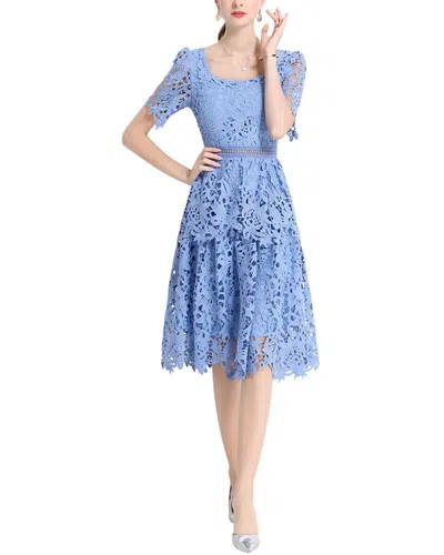 Kaimilan Midi Dress In Blue