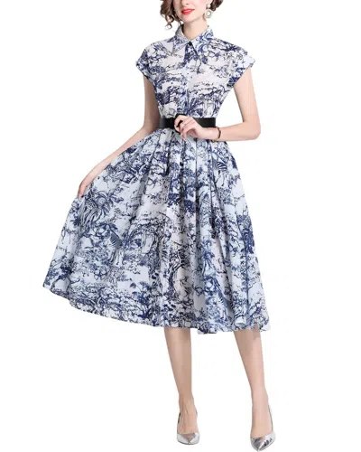 Kaimilan Midi Dress In Blue