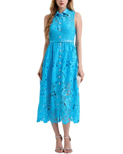Kaimilan Midi Dress In Blue