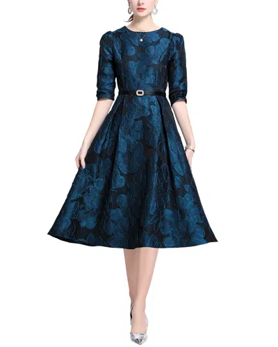 Kaimilan Midi Dress In Blue