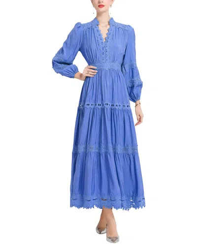 Kaimilan Midi Dress In Blue