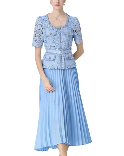 Kaimilan Midi Dress In Blue