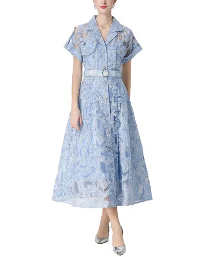 Kaimilan Midi Dress In Blue