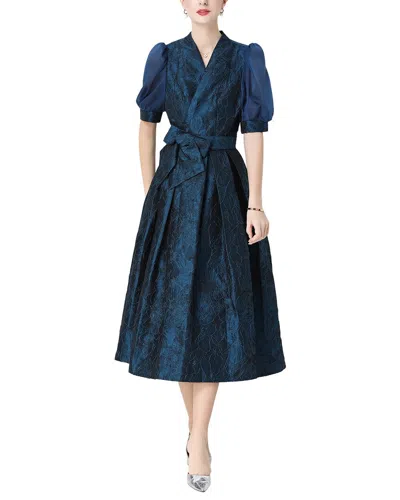 Kaimilan Midi Dress In Blue