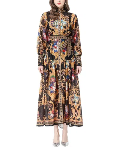 Kaimilan Midi Dress In Brown