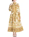 Kaimilan Midi Dress In Brown
