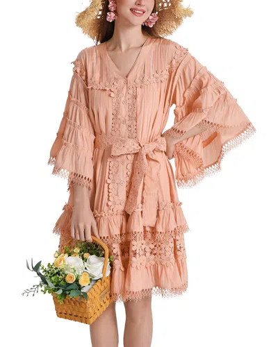 Kaimilan Midi Dress In Brown