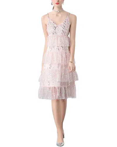 Kaimilan Midi Dress In Gold